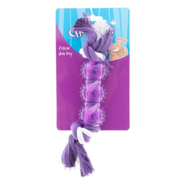 durable-rubber-and-rope-fetch-dog-toy-purple