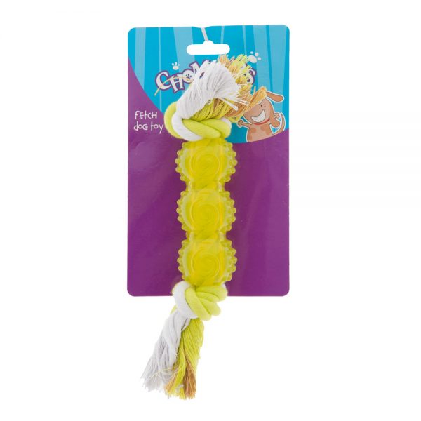 durable-rubber-and-rope-fetch-dog-toy-yellow
