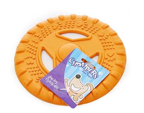 rubber-frisbee-disc doy-toy-orange