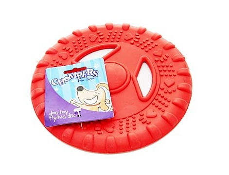 rubber-frisbee-disc doy-toy-red