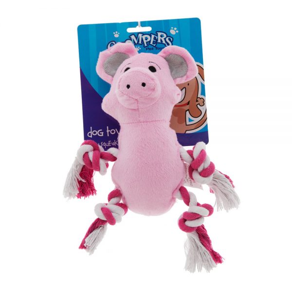 rope-and-plush-sqeaky-dog-toy-pig